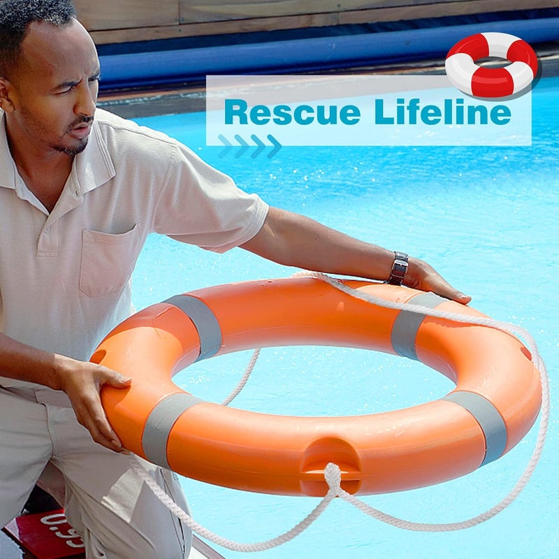Acostop Water Floating Lifesaving Rope - Professional Throwing Pool Life Preserver Rope Line for Swimming Small Kayak Inflatable Boat - Image 3